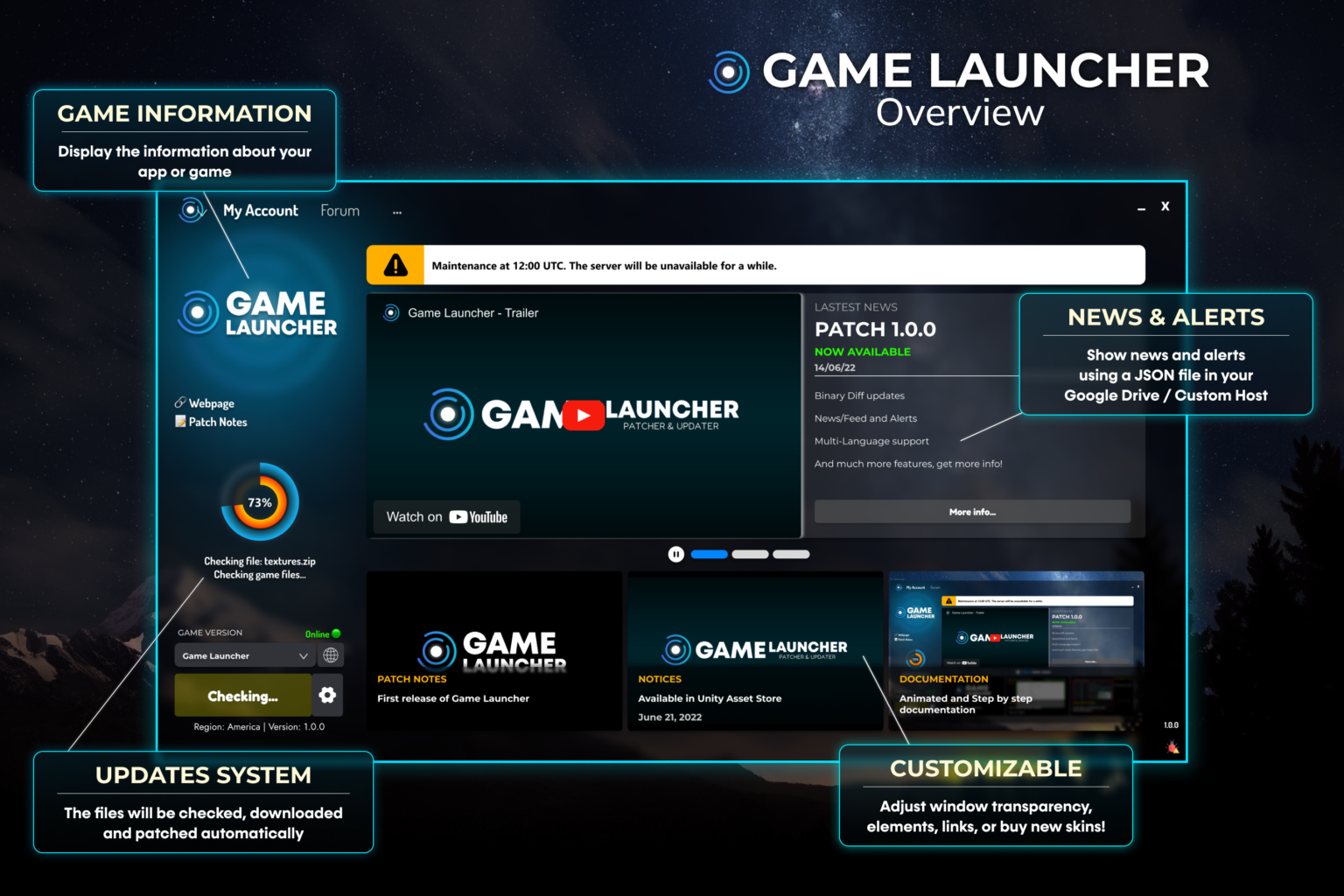 Pricings - Game Launcher - Patcher and Updater | Unity, Unreal Engine Asset