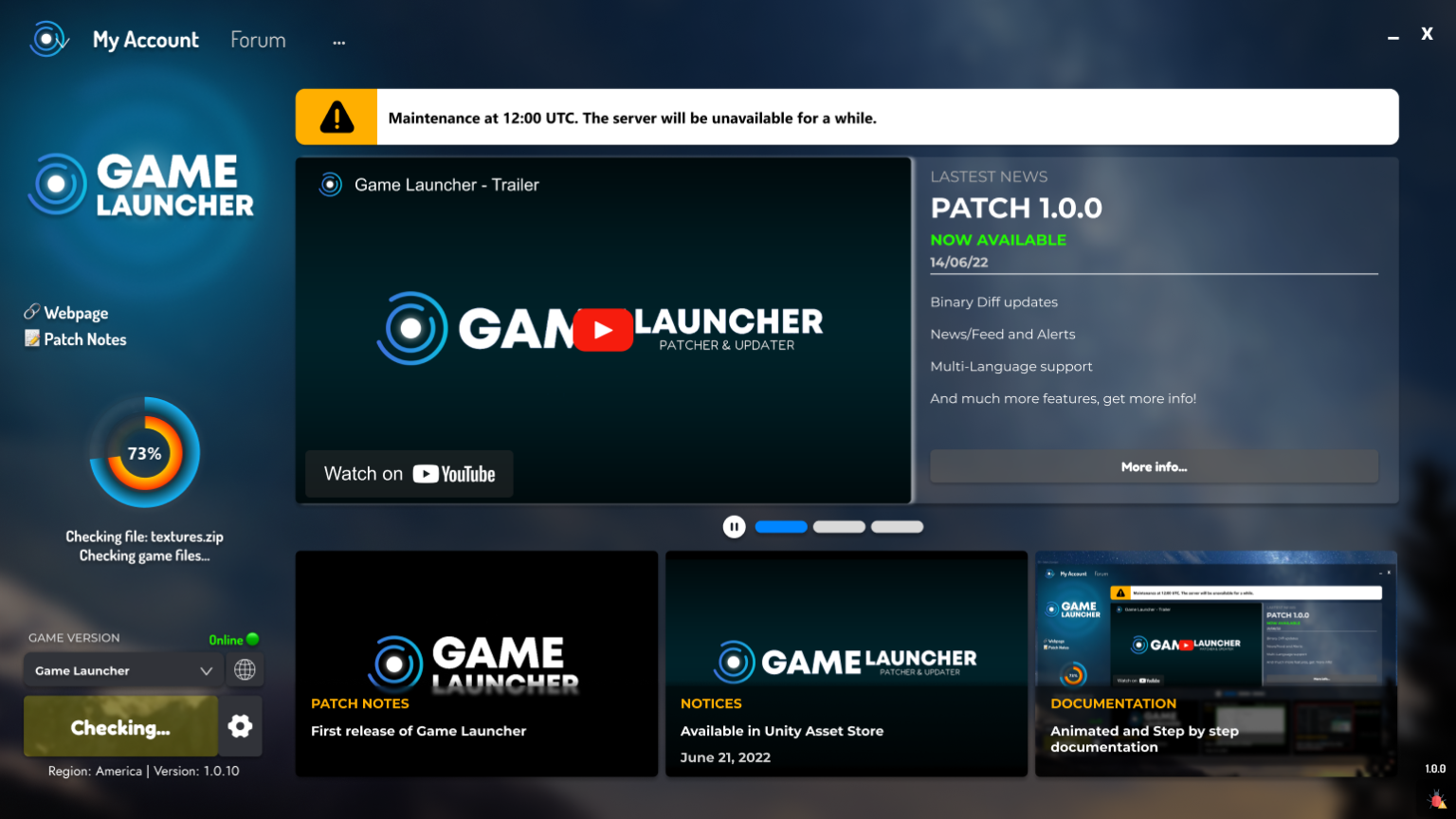 game launcher